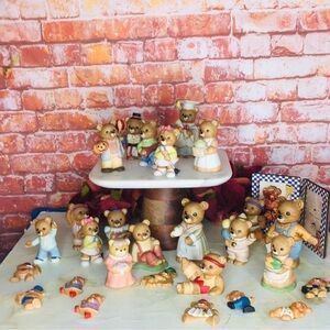 Vintage 80s Enesco and Homeco Teddy Bear Collection